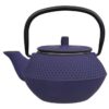 Blauwe Gietijzeren Theepot - 350ml - 13.5 x 11.5 x 8.5cm | Tokyo Design Studio