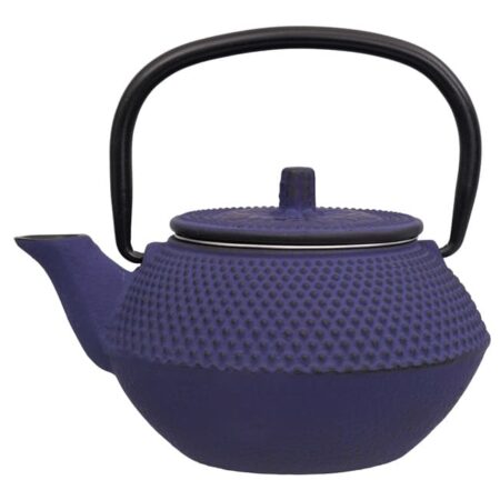 Blauwe Gietijzeren Theepot - 350ml - 13.5 x 11.5 x 8.5cm | Tokyo Design Studio