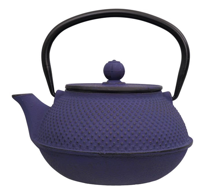 Blauwe Gietijzeren Theepot - 800ml - 17.5 x 15 x 10cm | Tokyo Design Studio