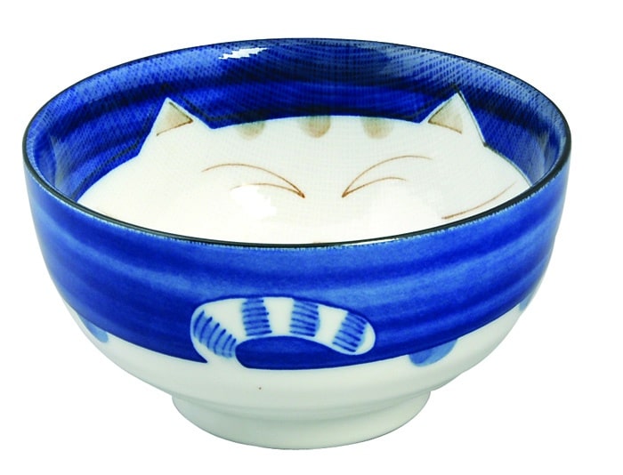 Blauwe Kom - Kawaii Cat - 16cm 800ml | Tokyo Design Studio
