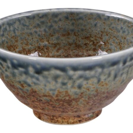 Blauwe Kom - Minoyaki - Handgemaakt - 350ml - 12 x 6
