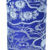 Blauwe Theeblik met Figuur - 150gr - 7.5 x 15.5cm | Tokyo Design Studio
