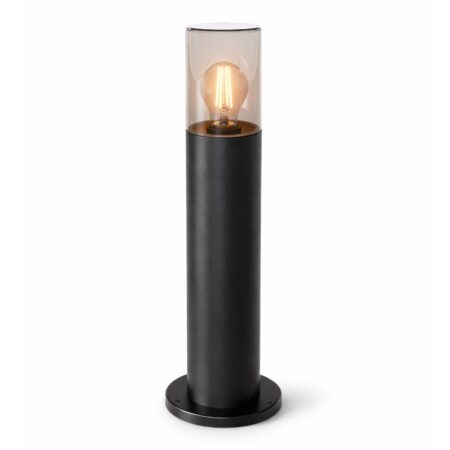 Blaze LED Sokkellamp buiten zwart - 45 cm - Padverlichting - E27 Fitting - Max. 15W - IP54 - Tuinlantaarn - Staande buitenlamp | HOFTRONIC