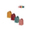 Bloemenvaas huis Amsterdam 3x3x8cm | Ideas 4 seasons