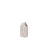 Bloemenvaas huis Amsterdam crème 3x3x8cm | Ideas 4 seasons