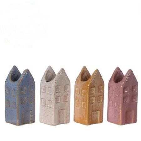Bloemenvaas huisje Amsterdam M 3x3x8cm | Ideas 4 Seasons