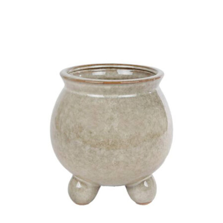 Bloempot Doppie creme S |