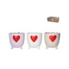 Bloempot Romeo 3 assorti 15x15x15