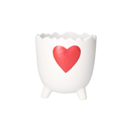 Bloempot Romeo wit 15x15x15