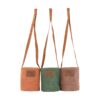Bloempot hanger Ø13.5x16cm "leer" | Dijk Natural Collections