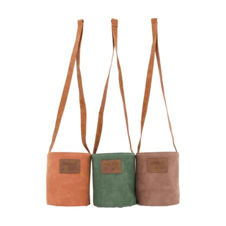 Bloempot hanger Ø13.5x16cm "leer" | Dijk Natural Collections