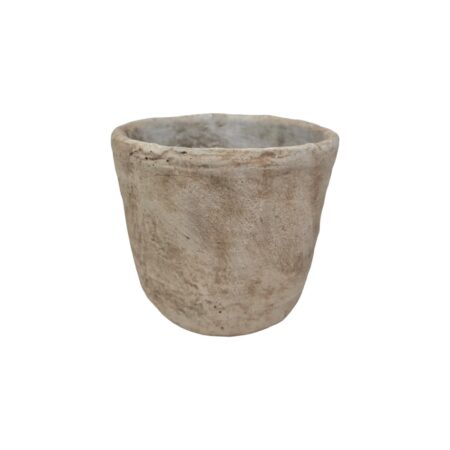 Bloempot steen crème 13