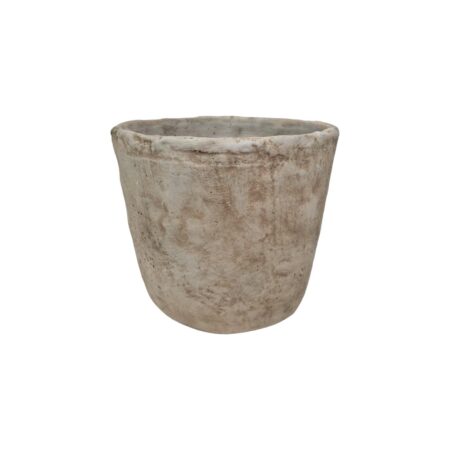 Bloempot steen crème 19x17cm | Mansion Atmosphere