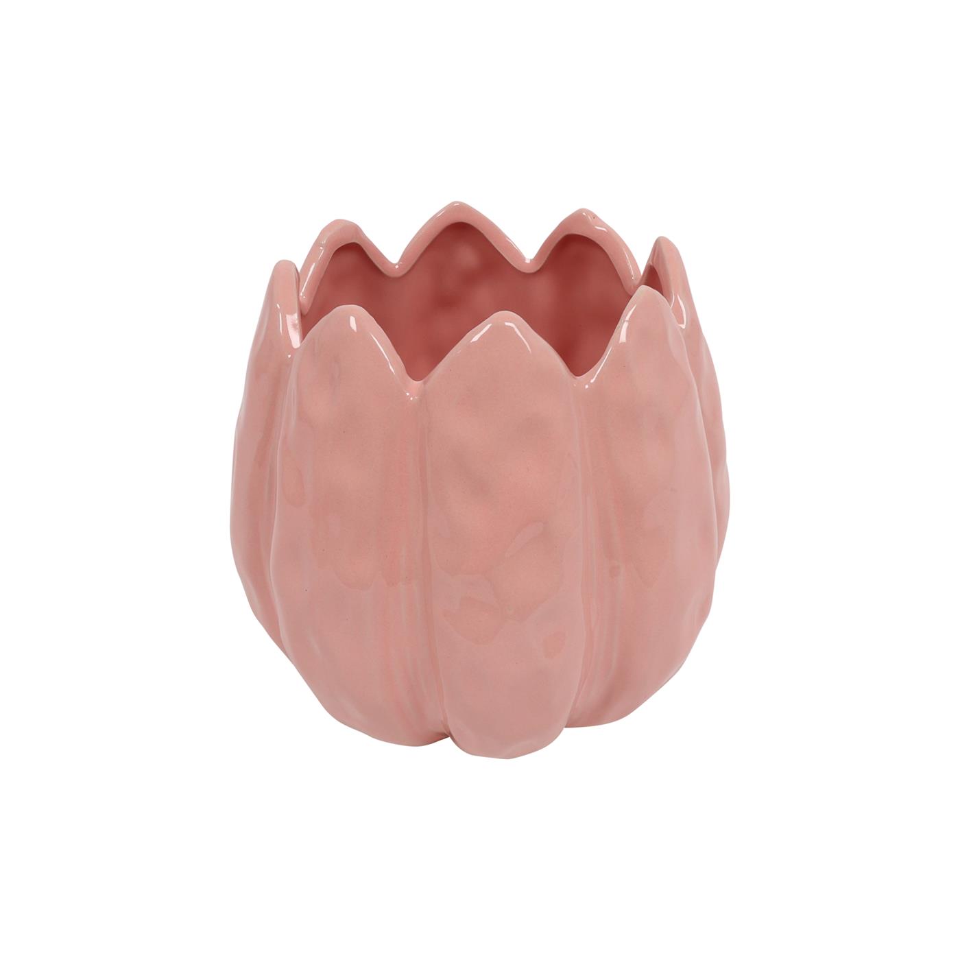 Bloempot tulp S roze 12x12x13cm | Countryfield