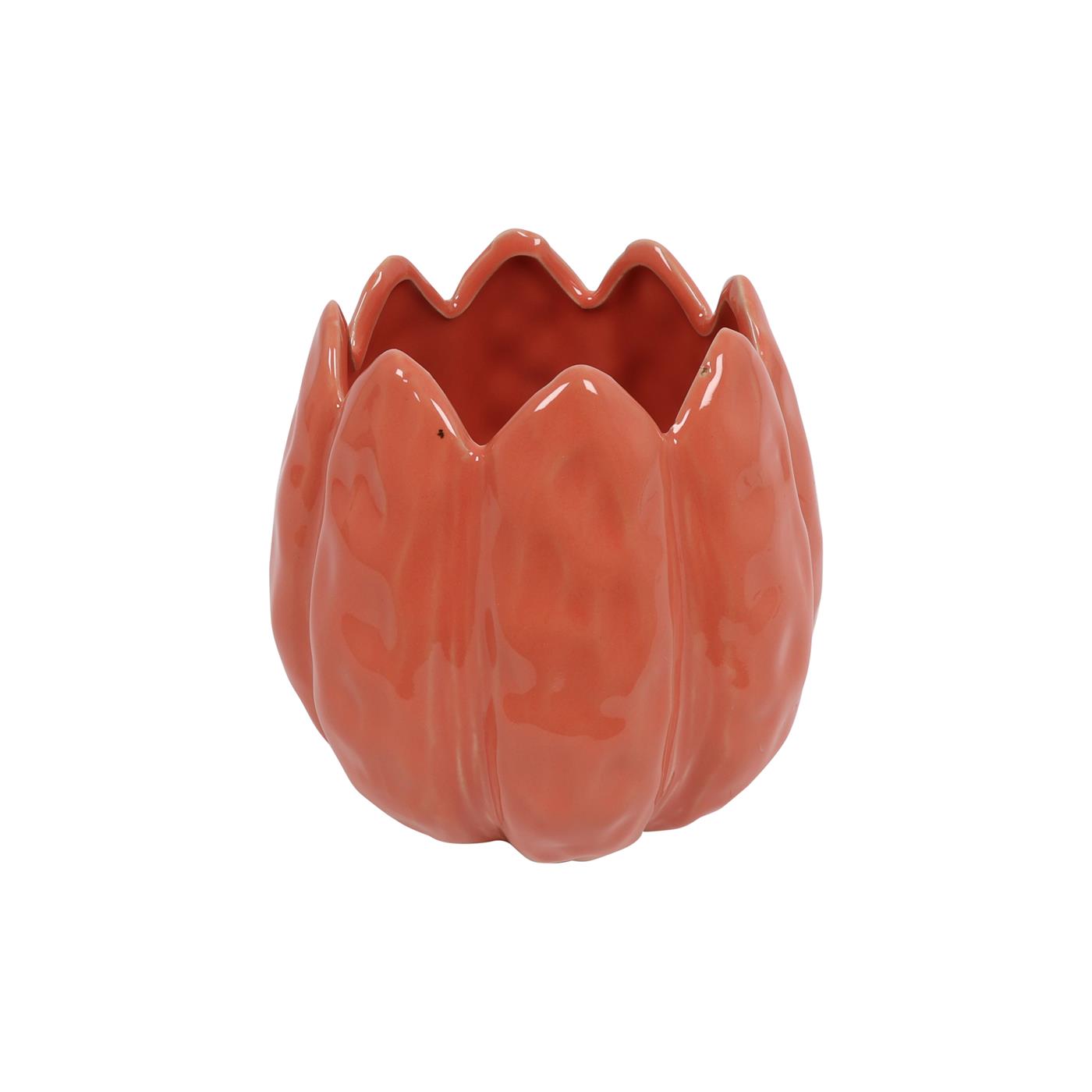Bloempot tulp donker roze 12x12x13cm | Countryfield