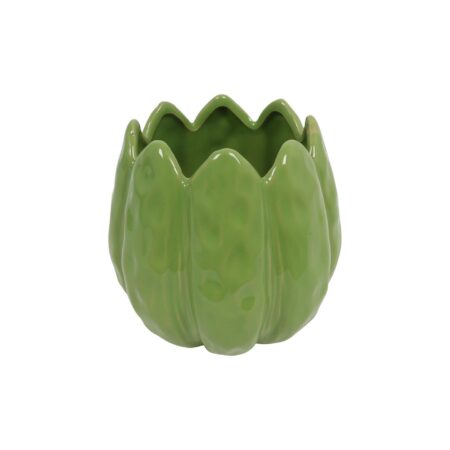 Bloempot tulp groen 12x12x13cm | Countryfield