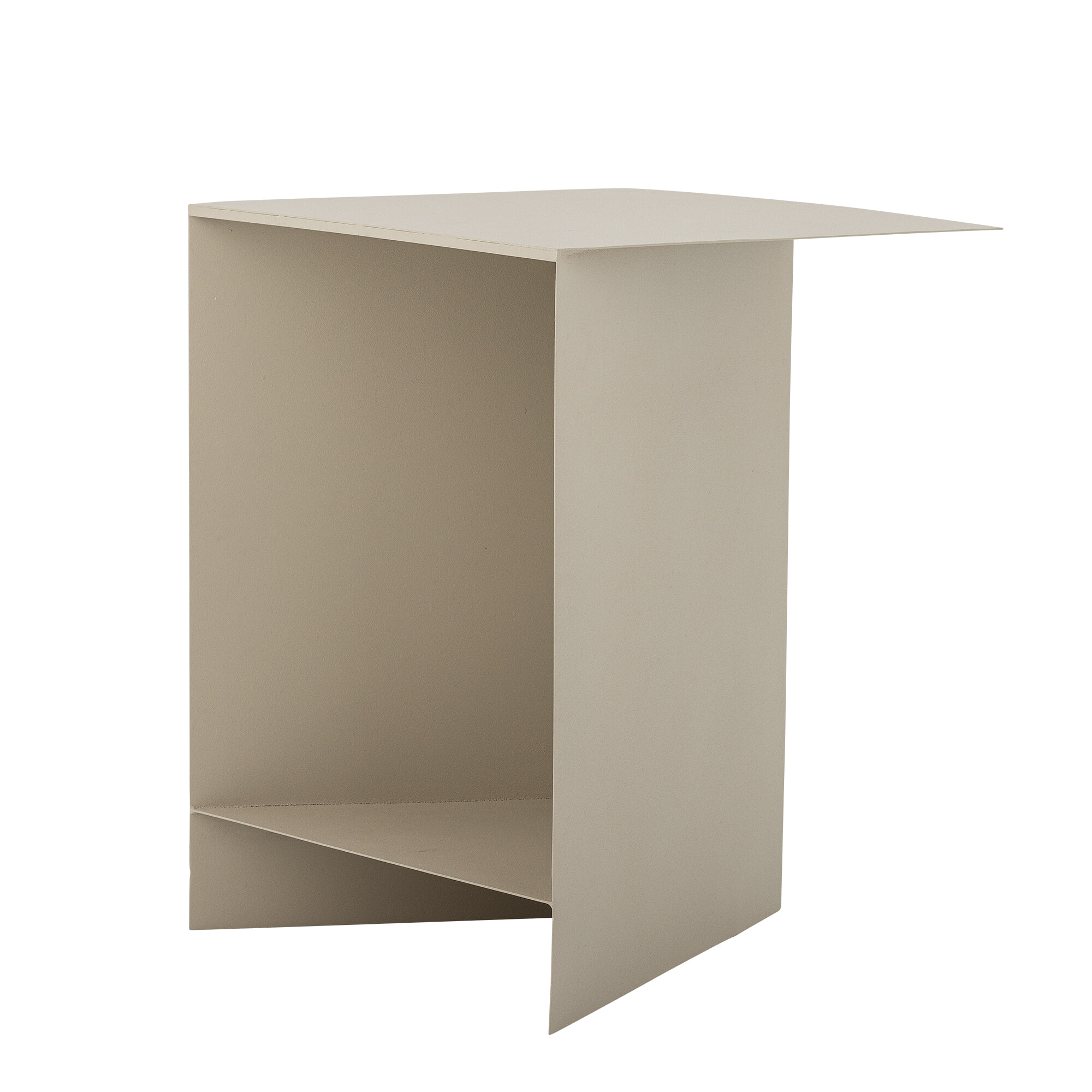 Bloomingville Bijzettafel Tasha 35cm - Beige - Vierkant | Bloomingville