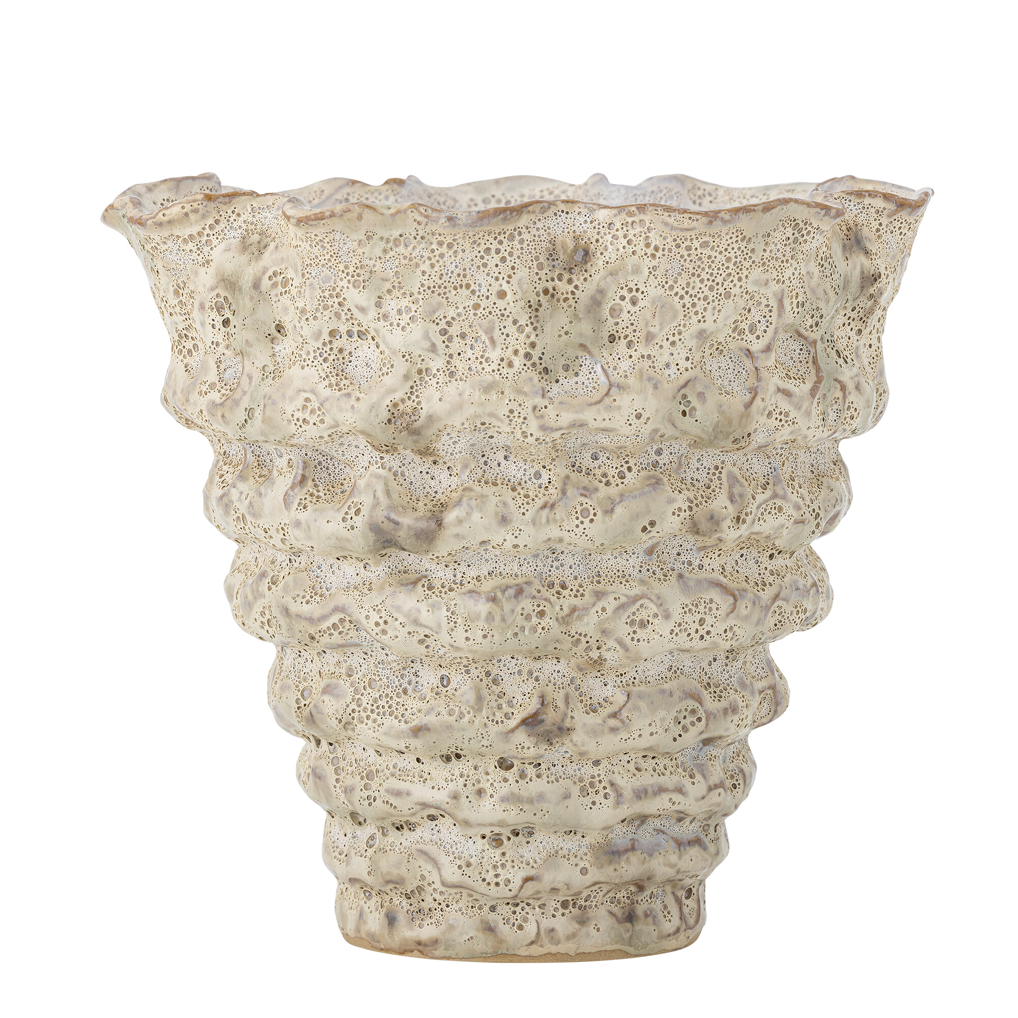 Bloomingville Bloempot Colleen 21cm hoog - Wit | Bloomingville