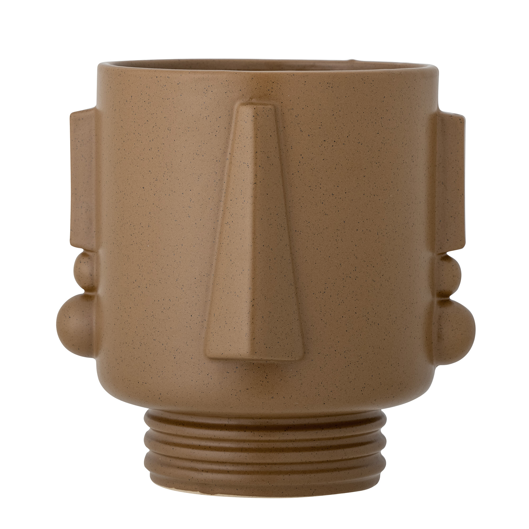 Bloomingville Bloempot Guxim 23cm hoog - Bruin | Bloomingville