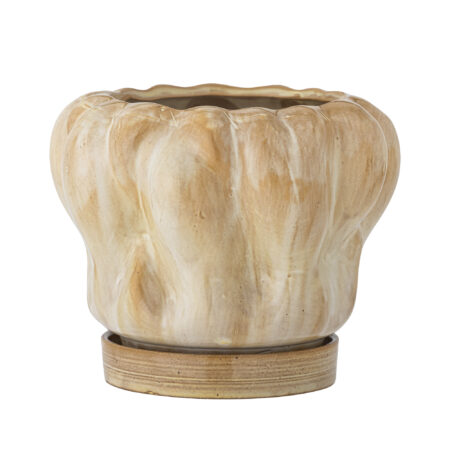 Bloomingville Bloempot Hollis 17cm - Naturel | Bloomingville