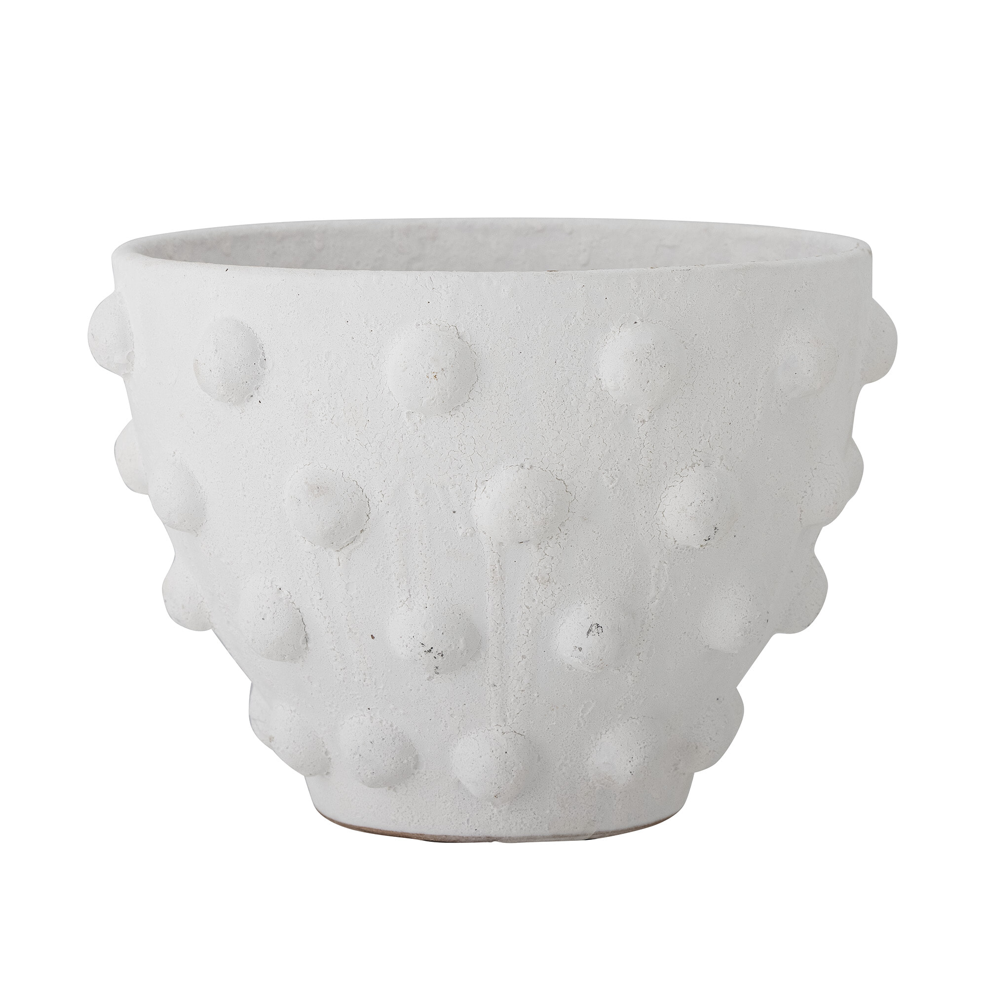 Bloomingville Bloempot Rokiya - Wit | Bloomingville