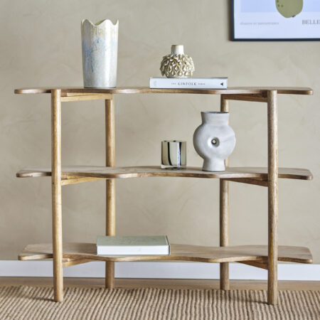Bloomingville Boekenkast Rivoli Mangohout 110cm - Naturel | Bloomingville