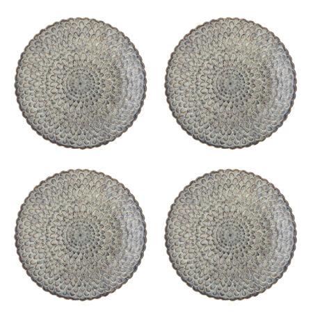 Bloomingville Bord Katrina Set van 4 stuks - Grijs | Bloomingville