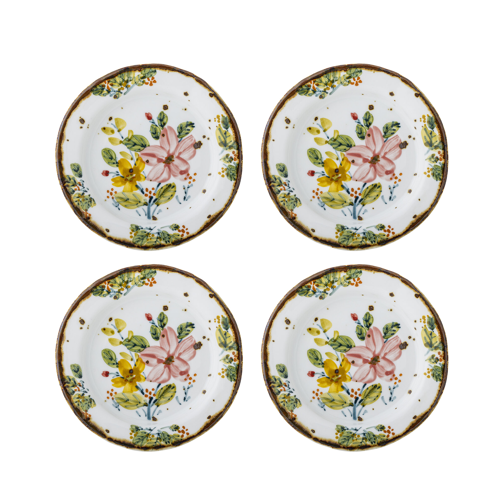 Bloomingville Bord Savina Set van 4 stuks - Meerkleurig | Bloomingville