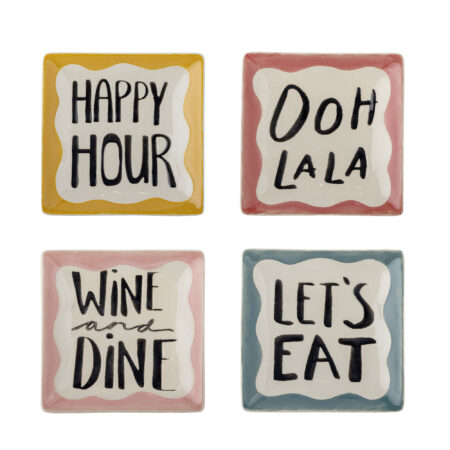 Bloomingville Bord Soline Set van 4 stuks - Meerkleurig | Bloomingville