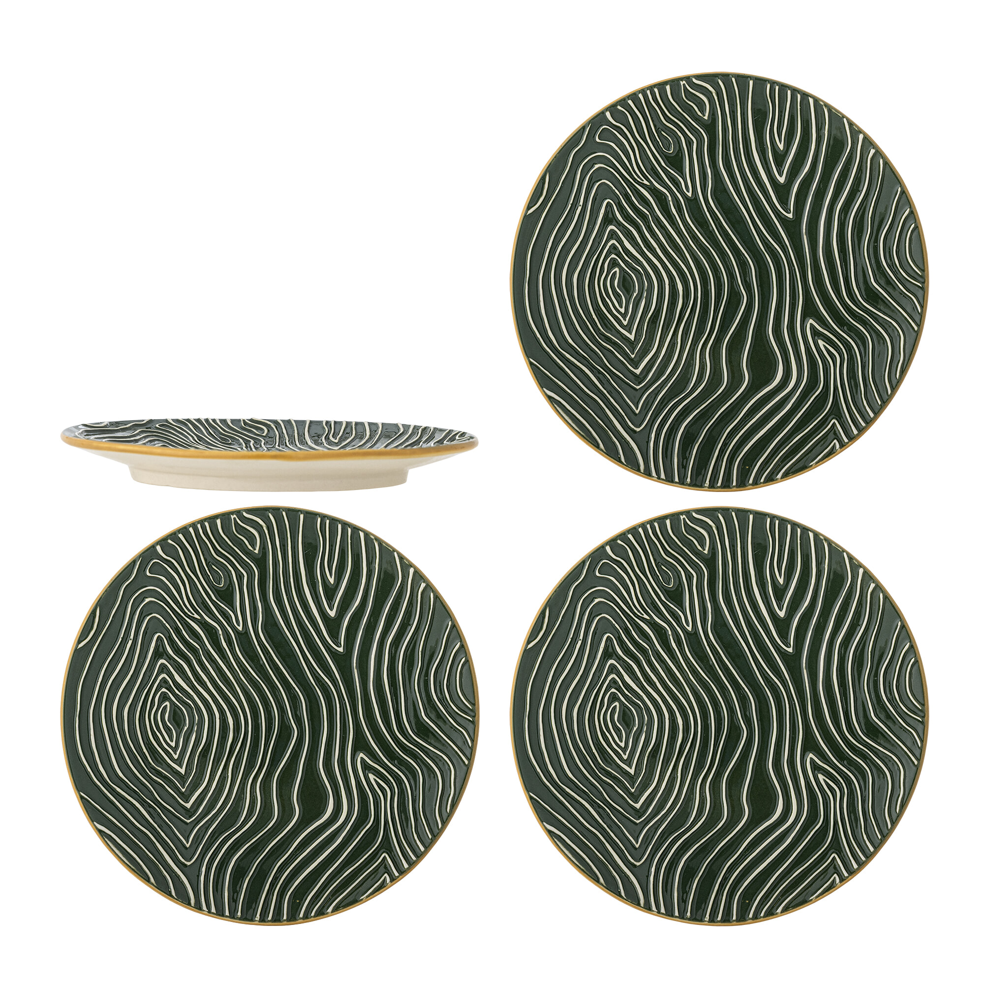 Bloomingville Bord Woodsby Set van 4 stuks - Meerkleurig | Bloomingville