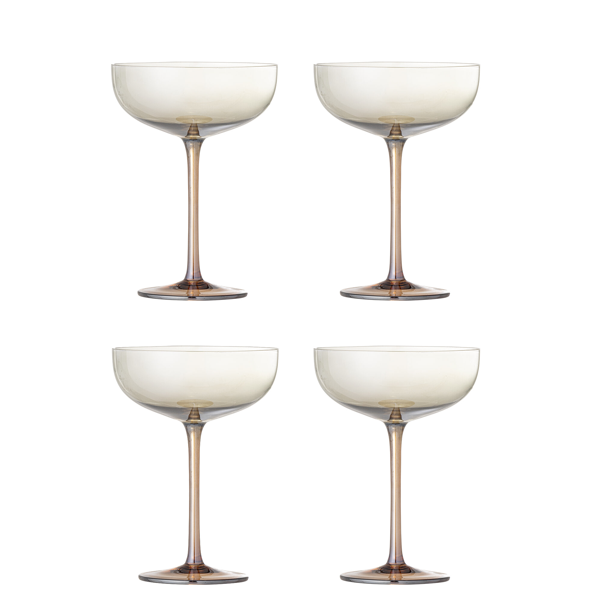 Bloomingville Cocktailglas Aston Set van 4 stuks - Transparant | Bloomingville
