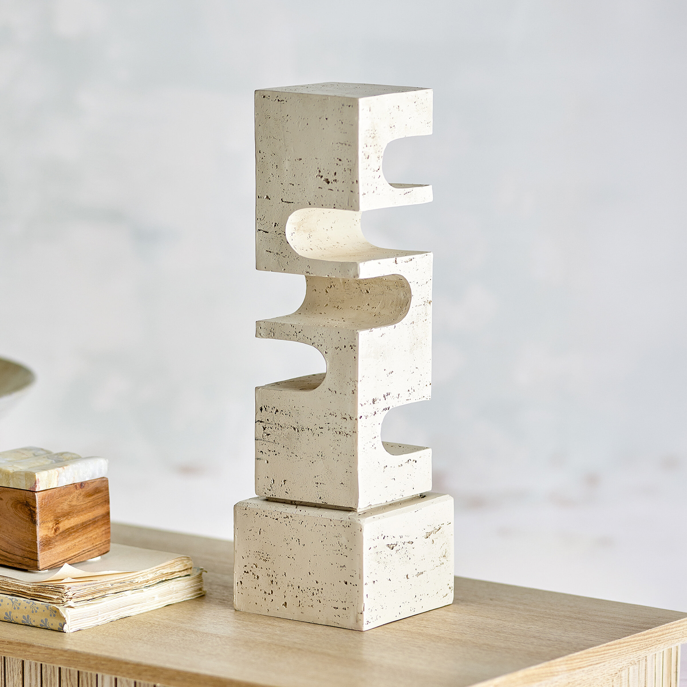 Bloomingville Decoratie Hallam 34cm hoog - Naturel | Bloomingville