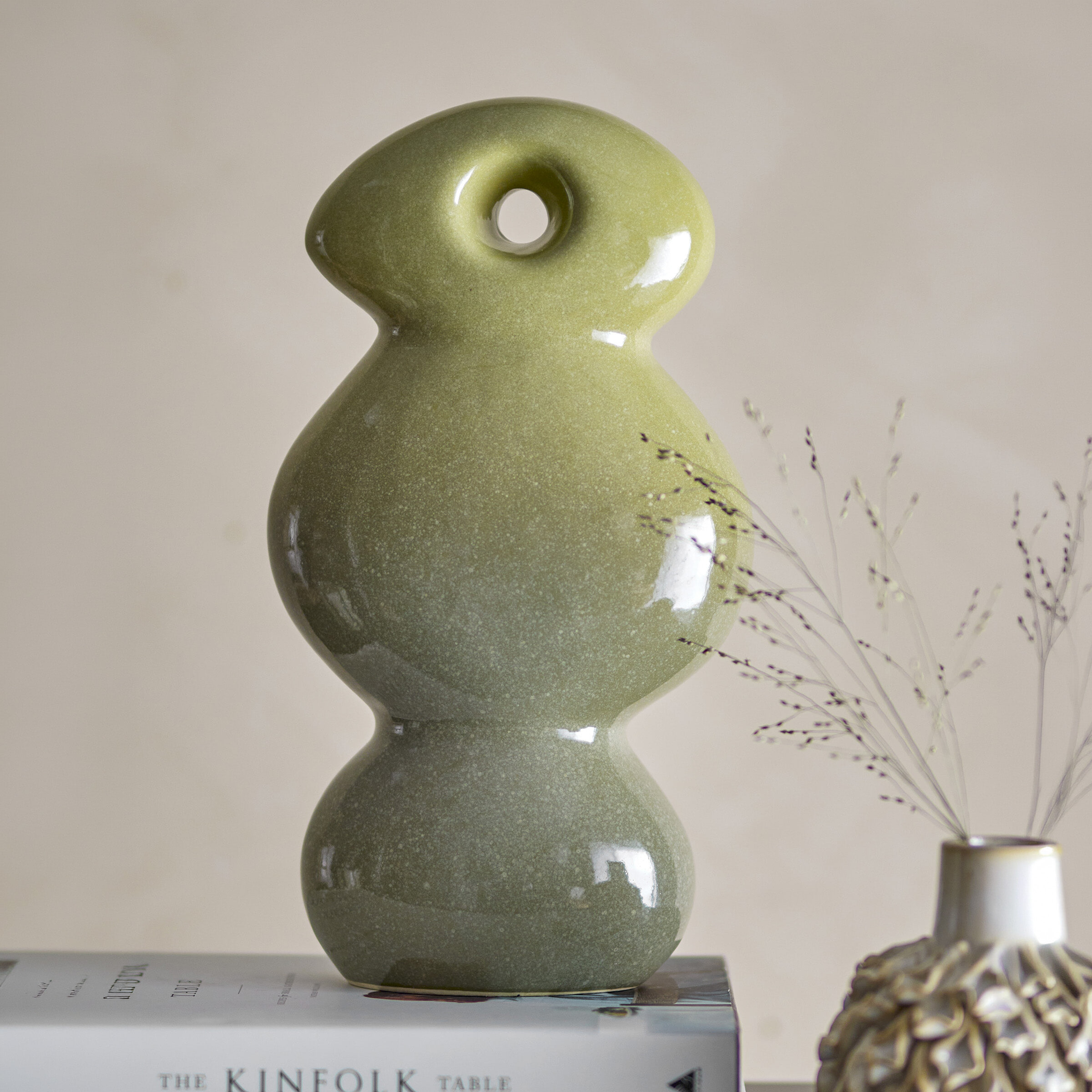 Bloomingville Decoratie Kaui 33cm hoog - Groen | Bloomingville