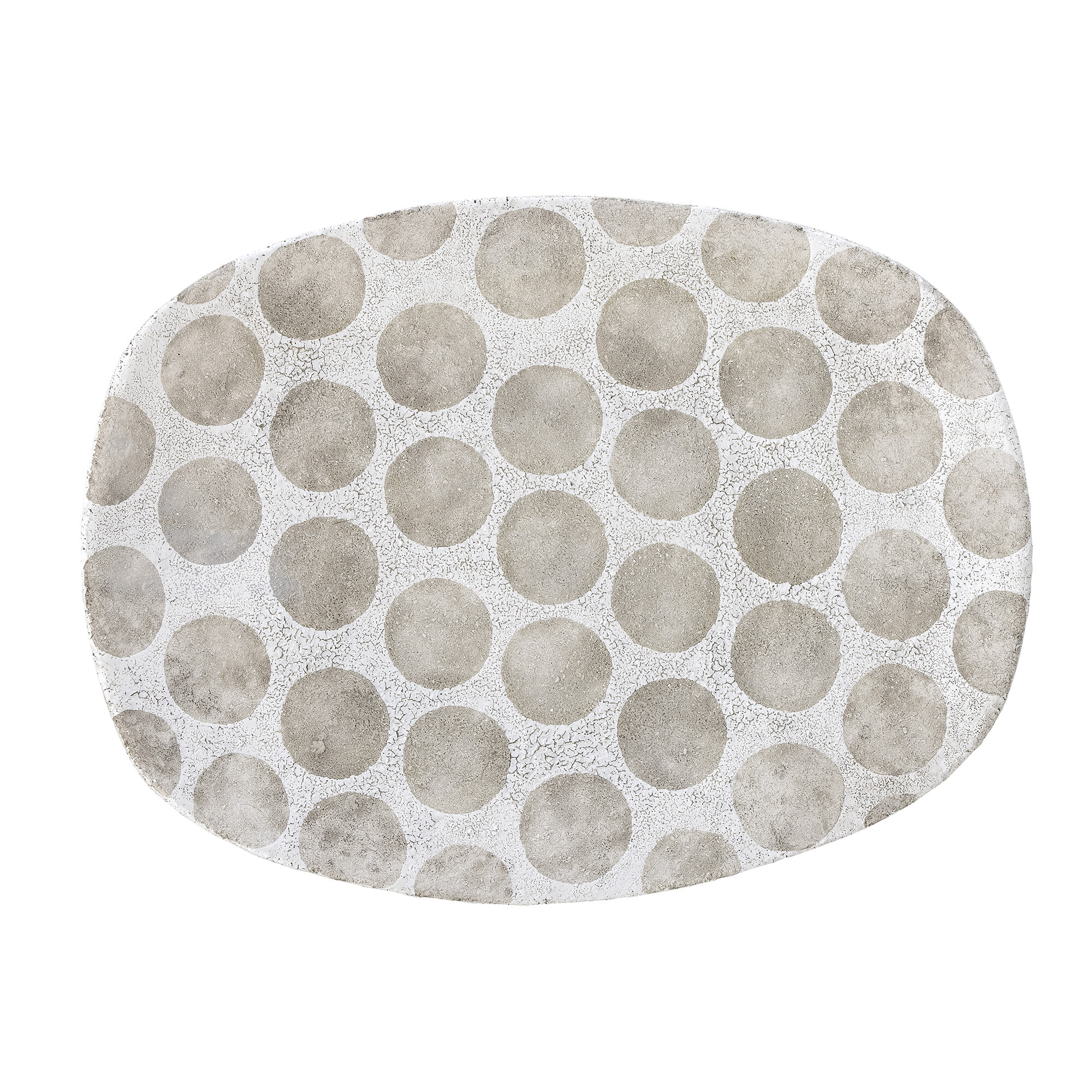 Bloomingville Dienblad Felan Terracotta - Wit | Bloomingville