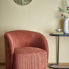 Bloomingville Draaifauteuil Pradi Fluweel - Oranje | Bloomingville