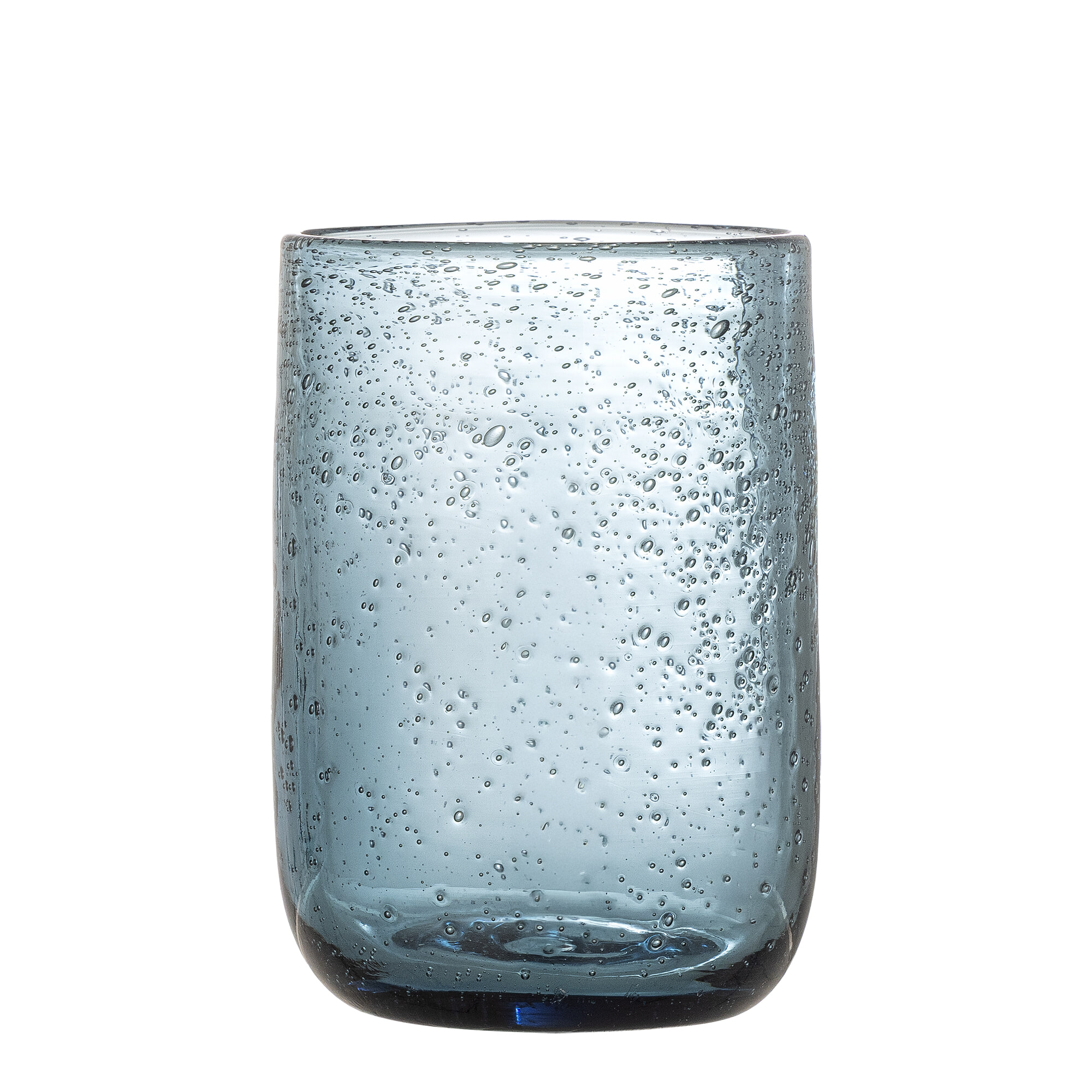 Bloomingville Drinkglas Tabby Set van 4 stuks - Blauw | Bloomingville
