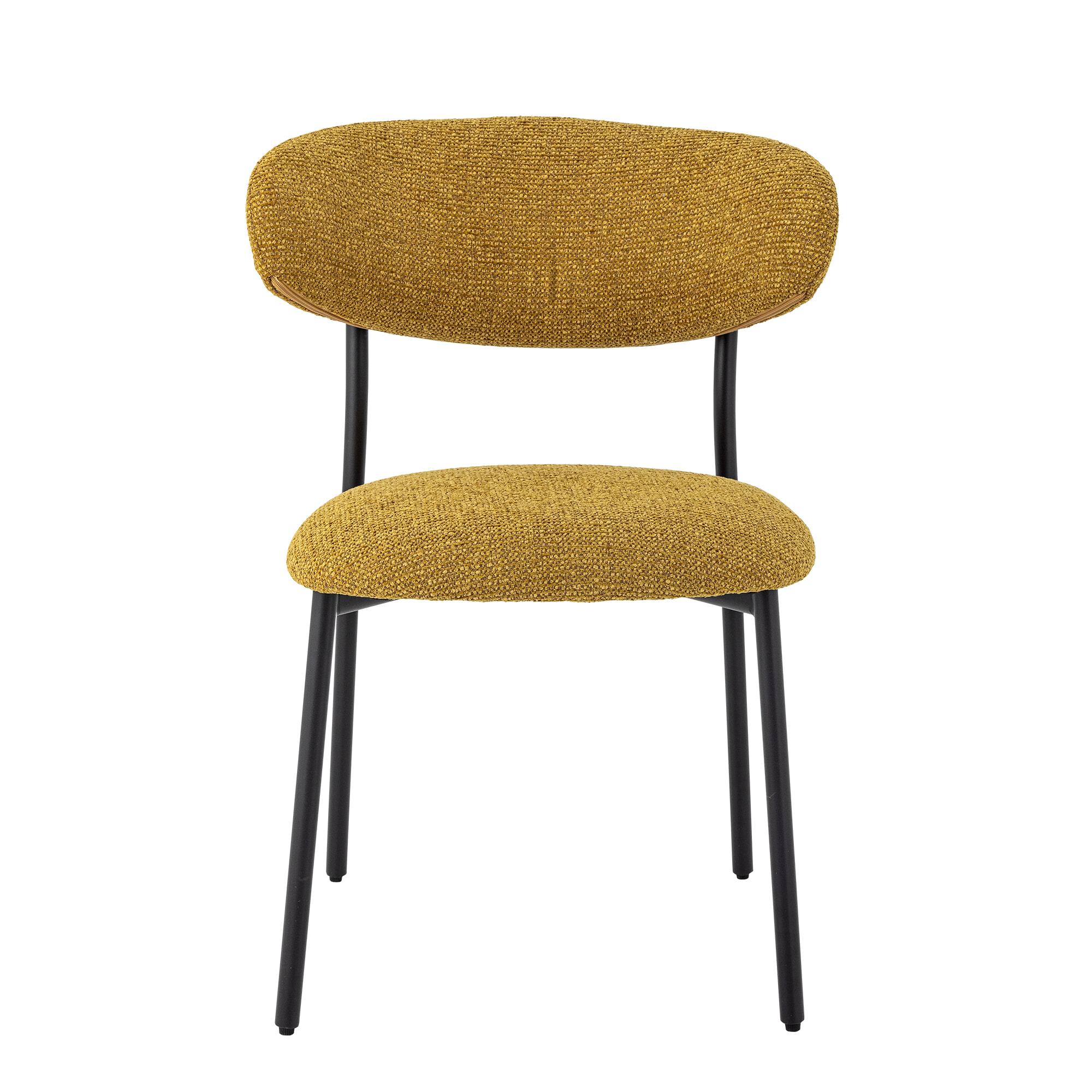 Bloomingville Eetkamerstoel Manal Chenille - Geel | Bloomingville