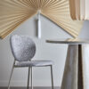 Bloomingville Eetkamerstoel Percey Chenille - Naturel | Bloomingville