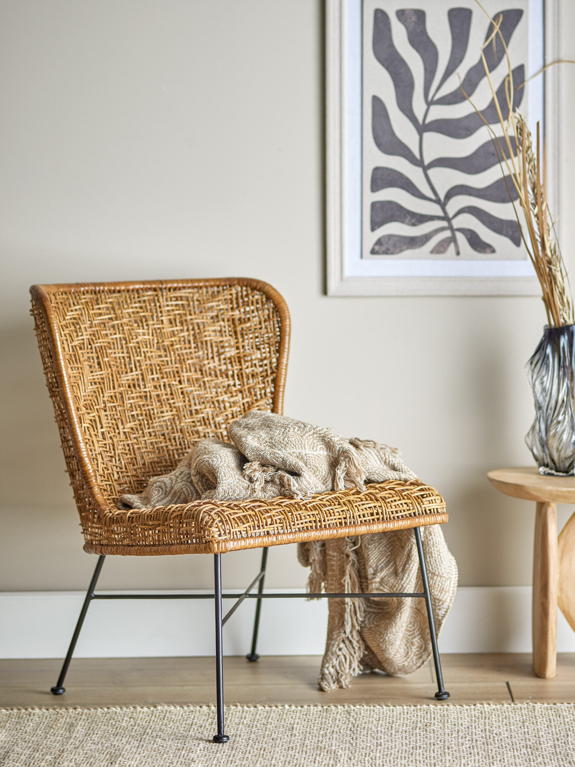 Bloomingville Fauteuil Somme Rotan - Naturel | Bloomingville