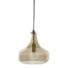 Bloomingville Hanglamp Yuser Glas - Bruin | Bloomingville