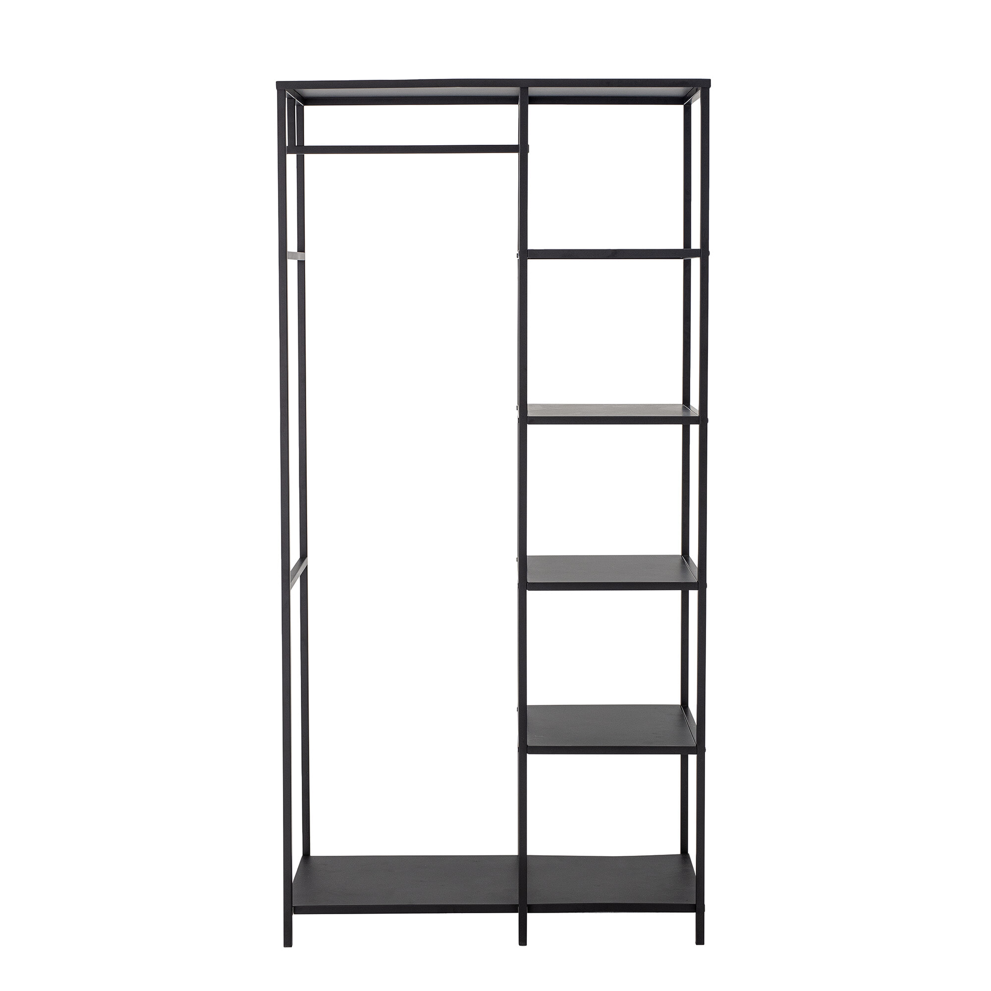 Bloomingville Kledingrek Valde 183 x 90cm - Zwart | Bloomingville
