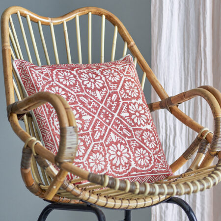 Bloomingville Kussen Madita 40 x 40cm - Rood | Bloomingville