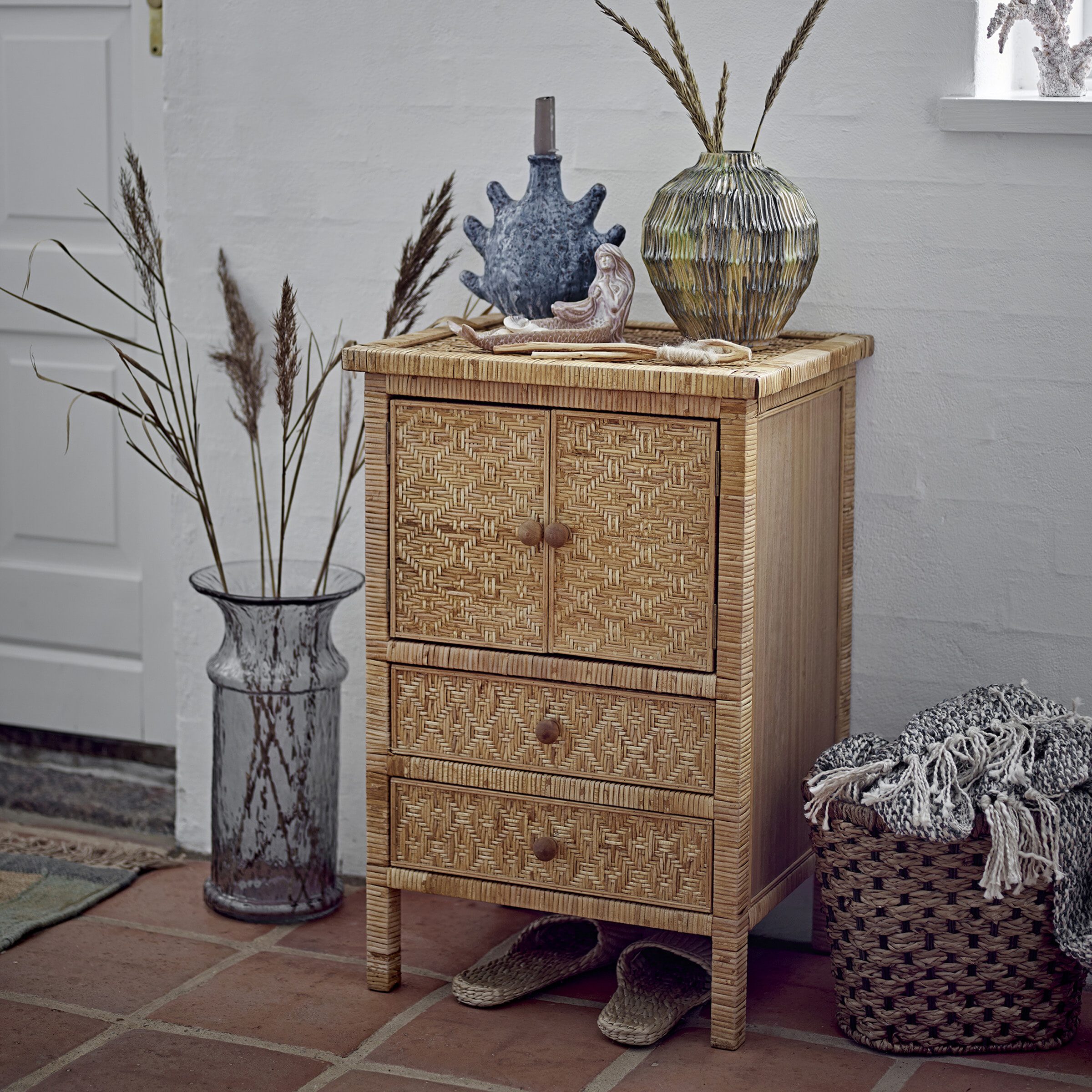 Bloomingville Ladenkast Lorris Rotan