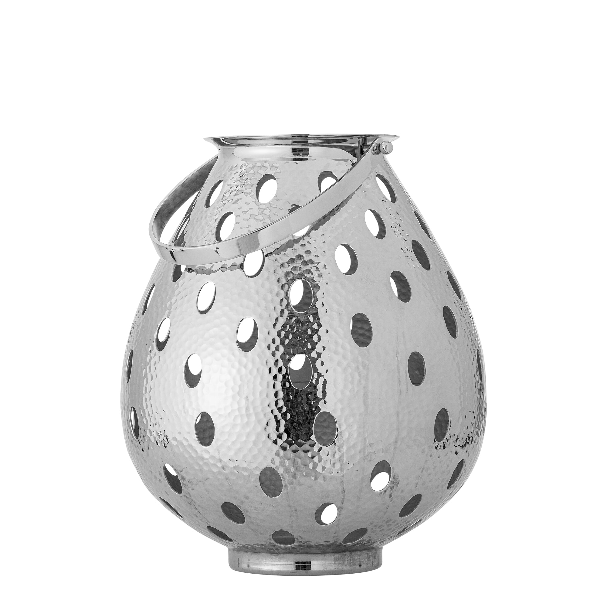 Bloomingville Lantaarn Maika 40cm hoog - Zilver | Bloomingville