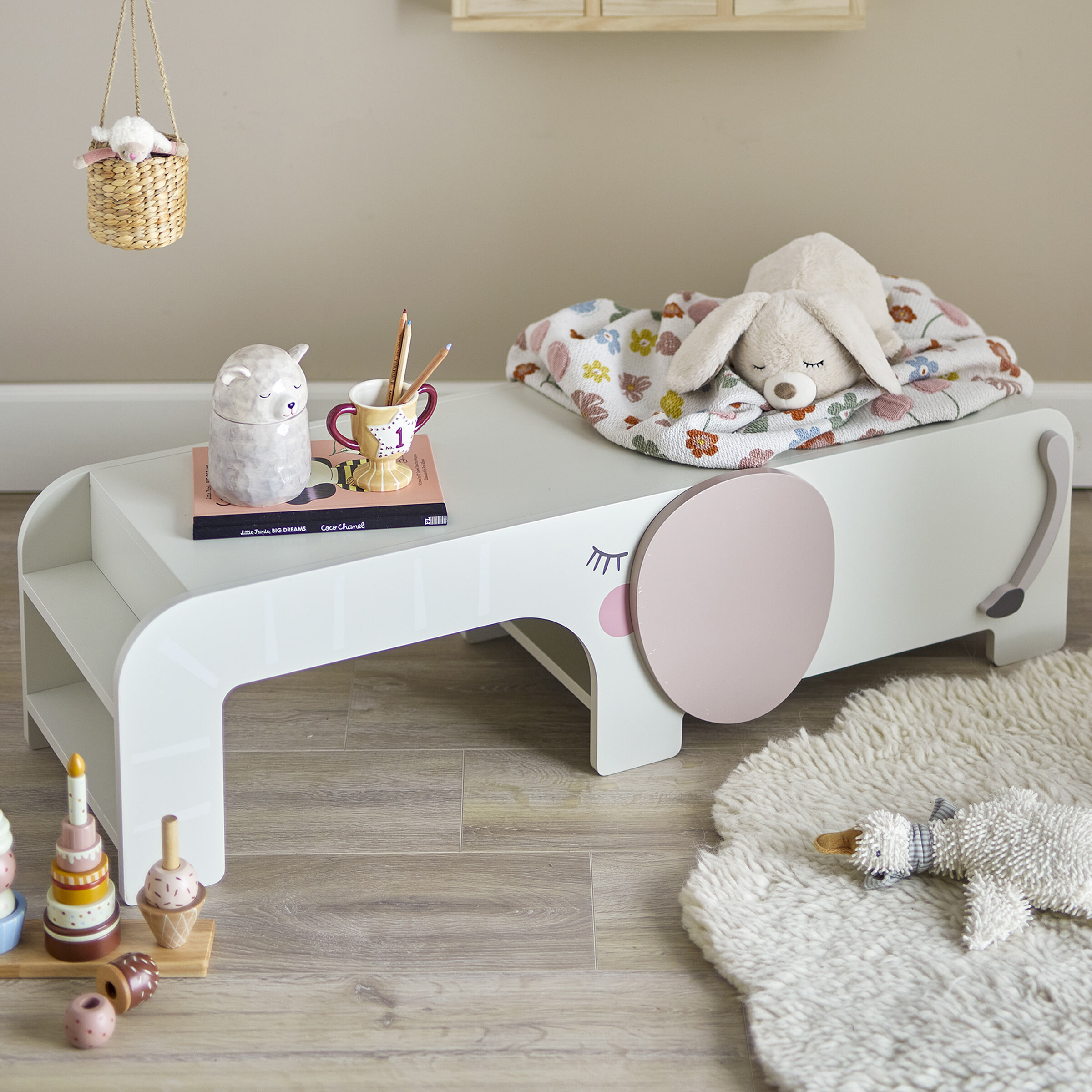 Bloomingville MINI Bankje Ferdinand - Grijs | Bloomingville MINI