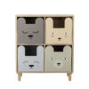 Bloomingville MINI Boekenkast Calle 63 x 55cm - Meerkleurig | Bloomingville MINI