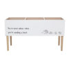 Bloomingville MINI Boekenkast Salam 90 x 30cm - Wit | Bloomingville MINI