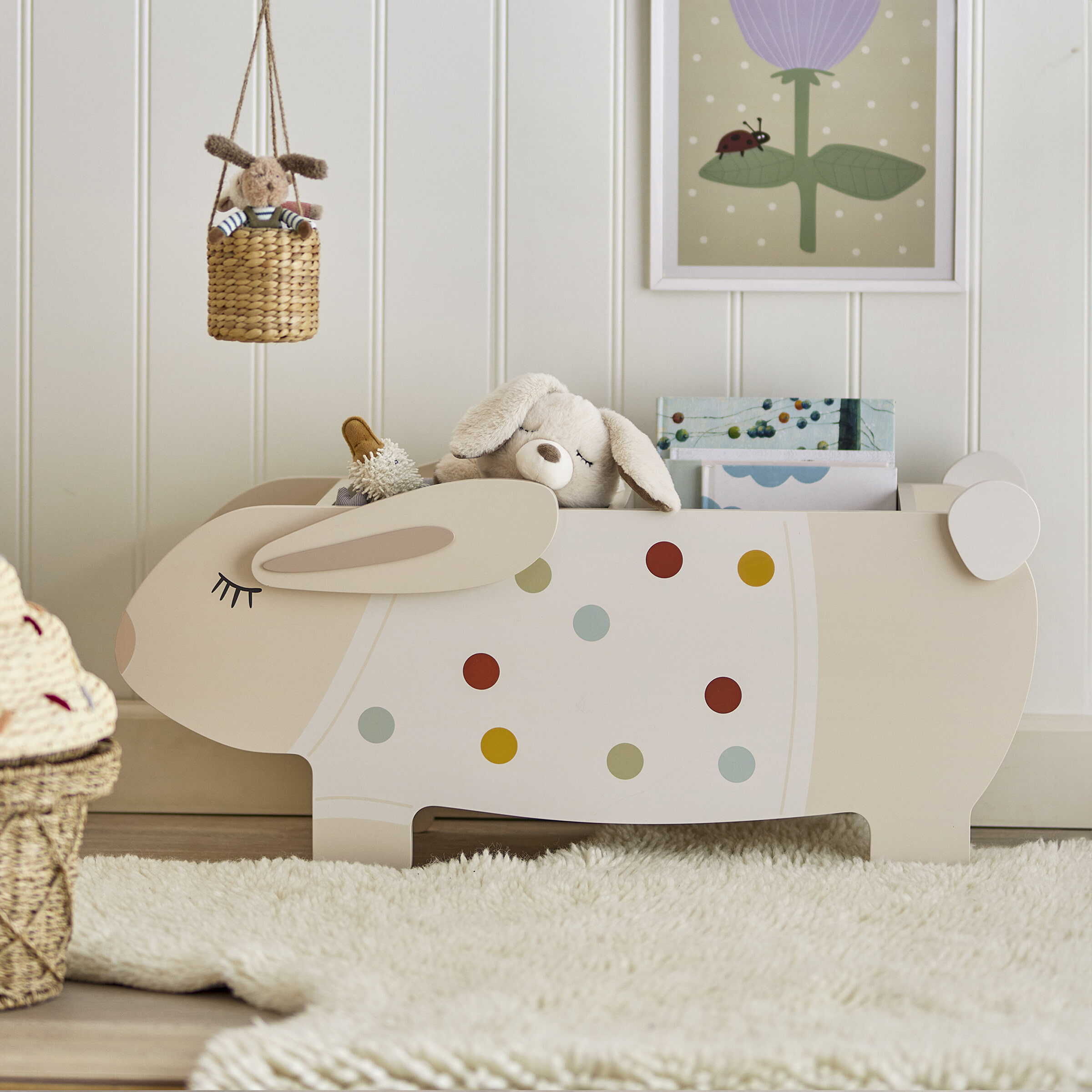 Bloomingville MINI Boekenkast Villja 87cm - Meerkleurig | Bloomingville MINI