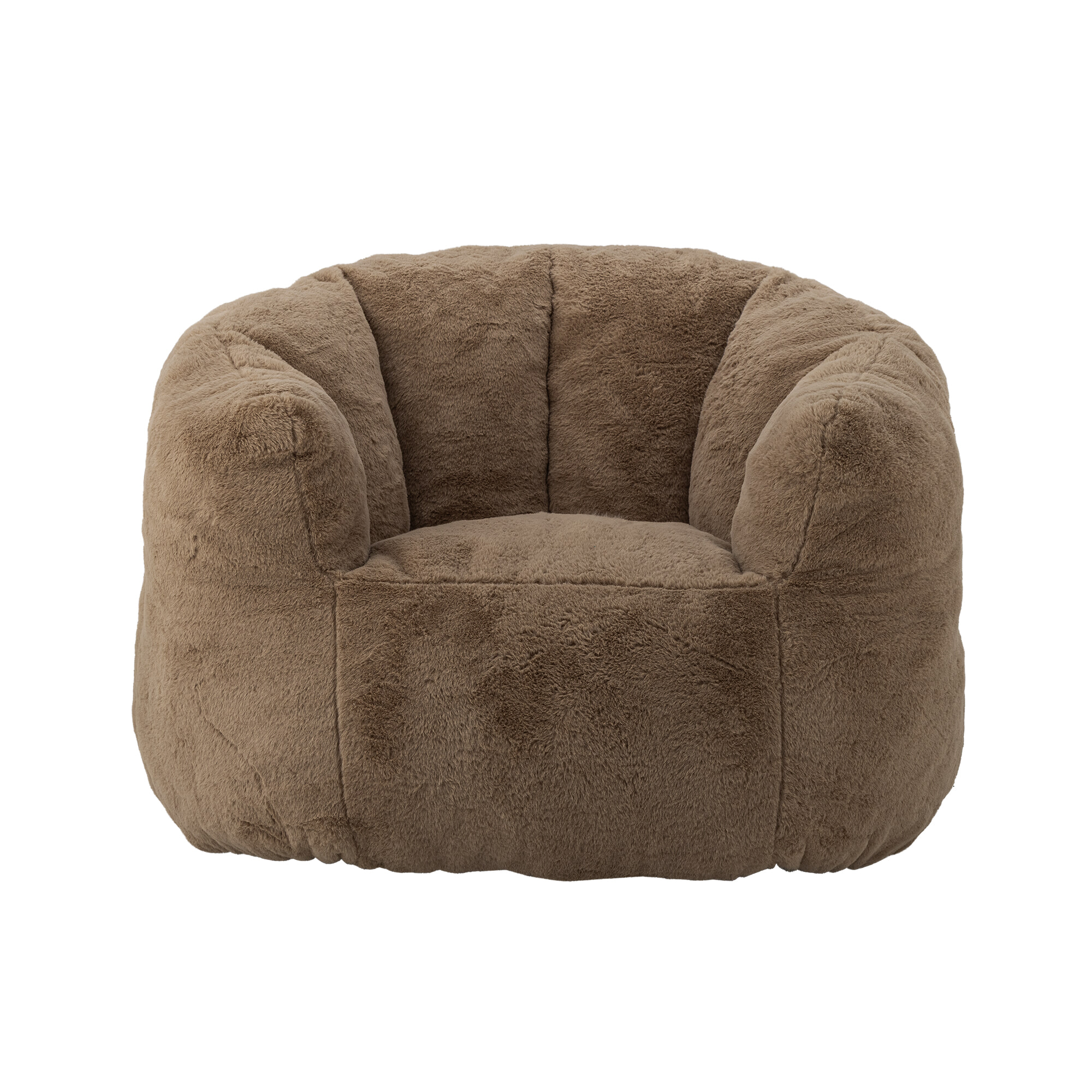 Bloomingville MINI Kinderfauteuil Kari Fluffy stof - Bruin | Bloomingville MINI