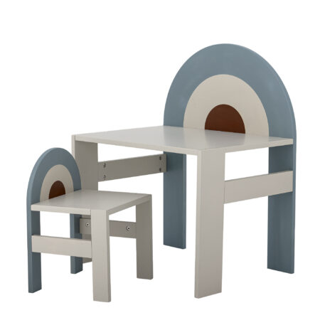 Bloomingville MINI Kindertafel Kiki Met stoel - Meerkleurig | Bloomingville MINI